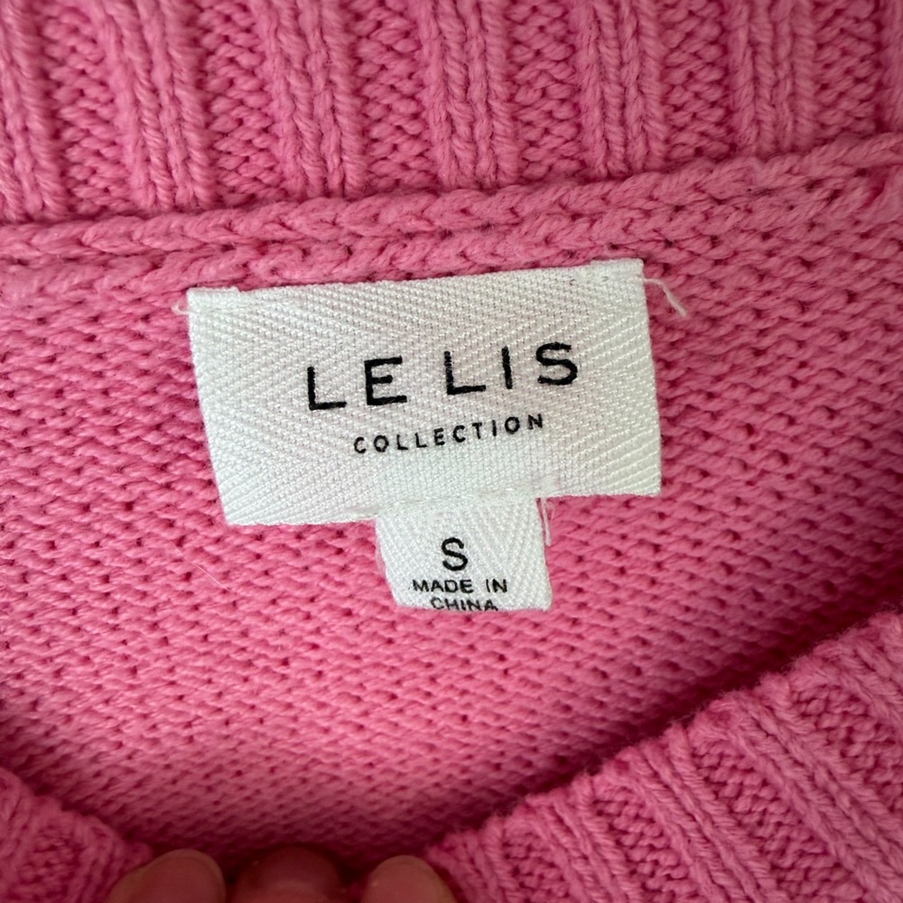 Small Le Lis Pink Sweater - Picture 6 of 10